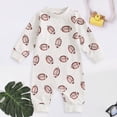 thumbnail image 6 of Wonitaaizi Infant Baby Boys Girl Football Outfit Print Funny Sport Sweatshirt Romper Playsuit Football Season Bodysuit Jumpsuit(12-18 Months,White), 6 of 7