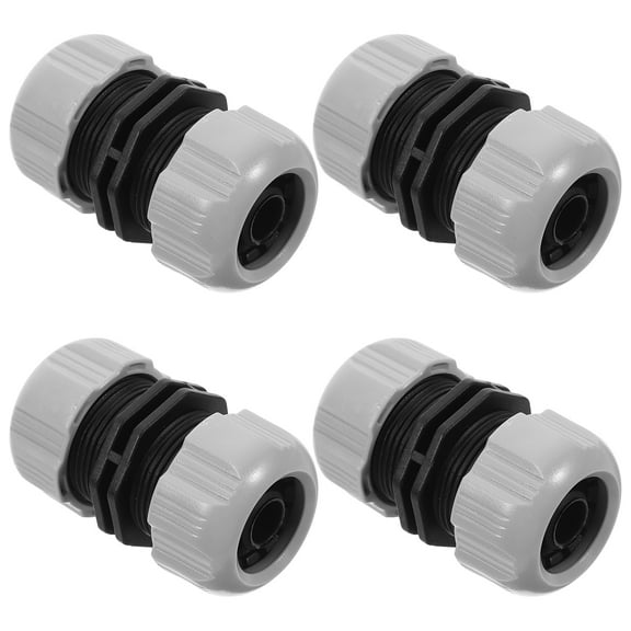 unbranded 4pcs Garden Hose Quick Connector Water Hose Adapter Connector Flexible Garden Hose Repair Hose Repair Kit Garden Hose Quick Connect