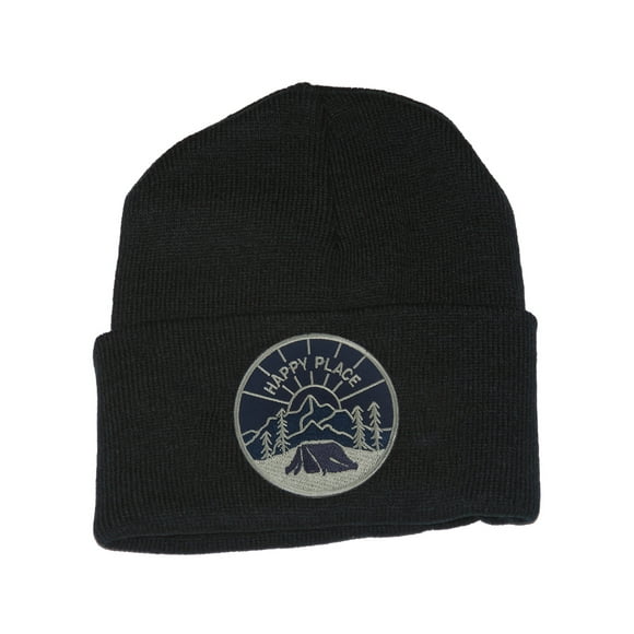 Gravity Threads Happy Place Patch Cuffed Beanie