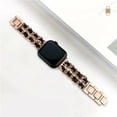 thumbnail image 2 of Rose Gold,IBEAR Stainless Steel Bracelet iWatch Band for 45mm 44mm 42mm Apple Watch Women Strap Wristband , Band for Apple Watch Series 8 7 6 5 4 3 2 1, 2 of 8