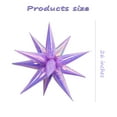 thumbnail image 2 of CYMYLAR Star Burst Balloon,26 "Rainbow Fantasy Purple Exploding Star Foil balloon, Suitable for Baby Shower Birthday Wedding Party Decoration（48pcs）, 2 of 5