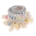 thumbnail image 4 of Tassel Fringe Trim Ribbon,Pompom Ball Trim ,National Style Jacquard Ribbon,Fabric Ribbon,Tassel Trim Lace,Sewing Applique,DIY Sewing Craft,Jacquard Ribbon Baoblaze none, 4 of 8