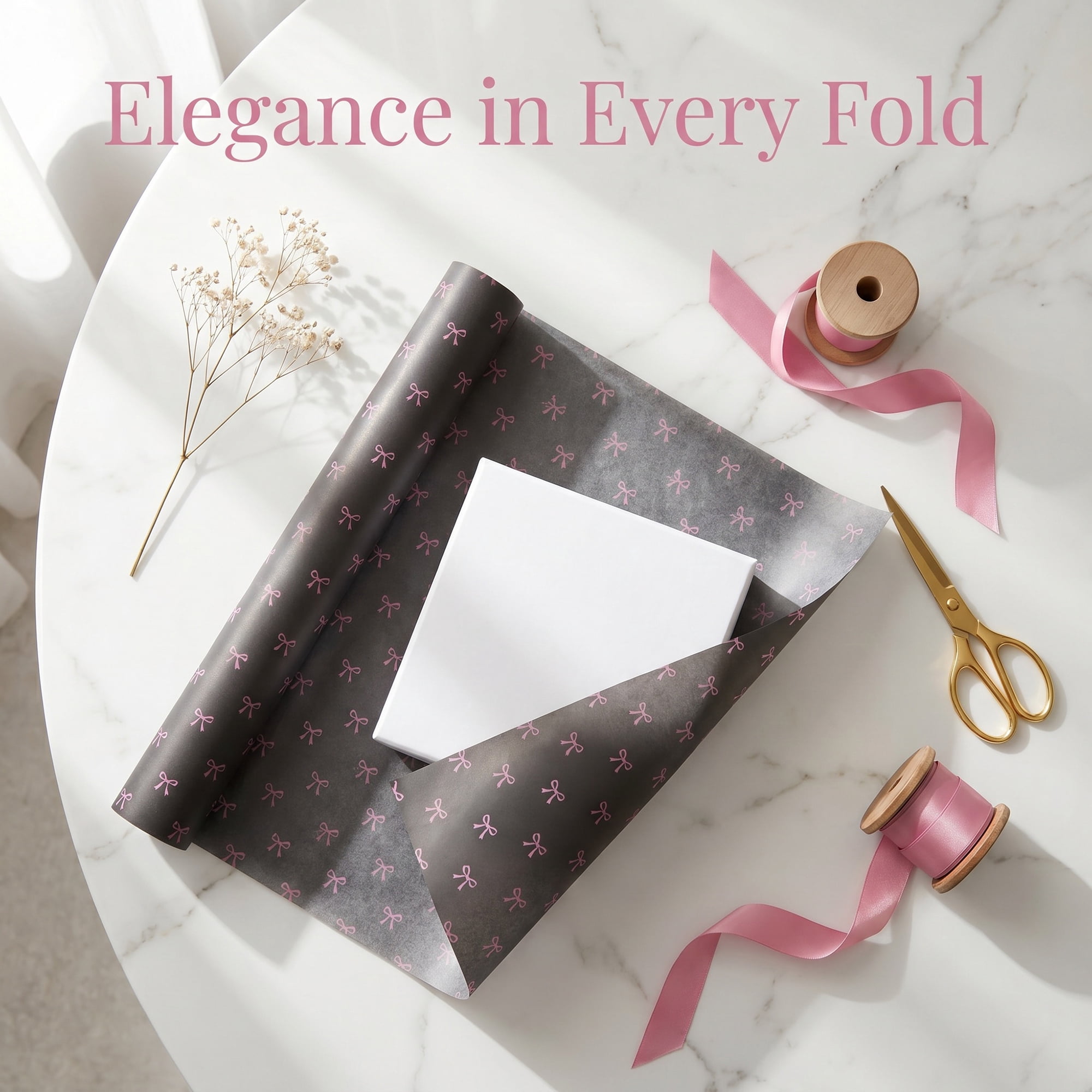 Unique Bargains Gift Wrapping Paper Sheets for All Occasions Black Butterfly 27.6"x 19.7"