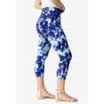thumbnail image 3 of Roaman's Women's Plus Size Essential Stretch Capri Legging, 3 of 4