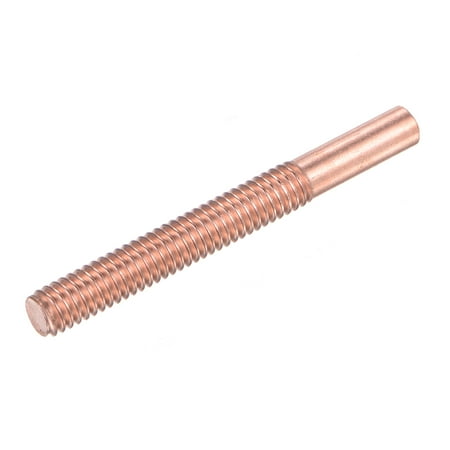 

Uxcell M10 Threaded Electrode Metric Red Copper for EDM Spark without Flushing Hole