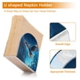 thumbnail image 4 of Owls Trees Forest Lamb Napkin Holder for Table Clear Napkin Stand Paper Holder Acrylic Organizer Dispenser Napkins for Dinner Kitchen Restaurant Room, 4 of 8