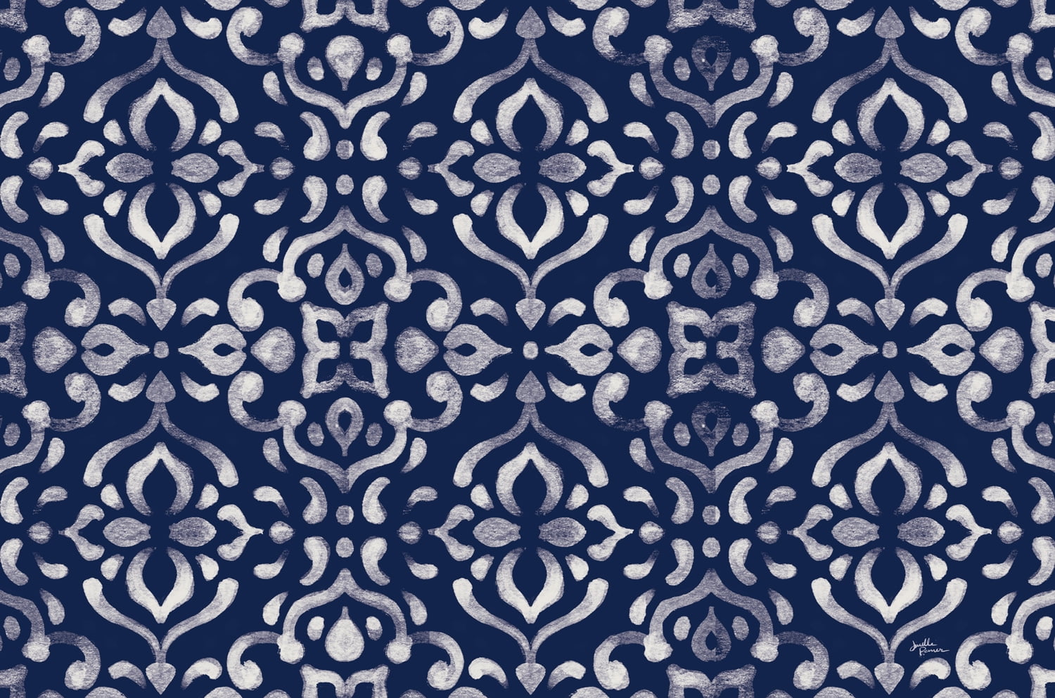 CounterArt 'Spiced Petals' Silhouette Tabletop Plastic Placemat 4 pack