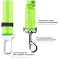 thumbnail image 2 of Arnés de transporte elástico de nailon de 2 piezas para perros, correa ajustable con función de absorción de impactos y mosquetón para perros y gatos (verde), 2 of 5