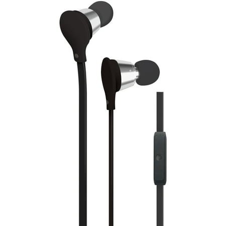 Blue Earbud Covers - AT&T EBM01-BLACK Jive Noise-Isolating Earbuds with Microphone (Black)