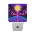 thumbnail image 6 of Yayeee LED Night Light for The Home Plug in With Light Sensors 2 Pack, Purple Neon Road, 6 of 6