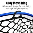 thumbnail image 4 of Fishing Landing Net With Telescoping Pole Handle, Aluminum Alloy Fishing Net Fish Landing Net With Anti-Slip Telescoping Rubber Pole Handle Extend To 2.8-3.4ft, 4 of 9