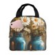 thumbnail image 1 of Disketp Rustic Daisy Mason Jars Bolsa Térmica para Almuerzo para Hombre y Mujer, Ideal para Trabajo, Senderismo y Picnic, 1 of 8