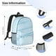 thumbnail image 5 of Easygdp Light Blue Marble Mochila Ligera de 15 Pulgadas para Estudiantes, Mochila Cómoda para la Escuela y Viajes, Correas Ajustables, 5 of 6