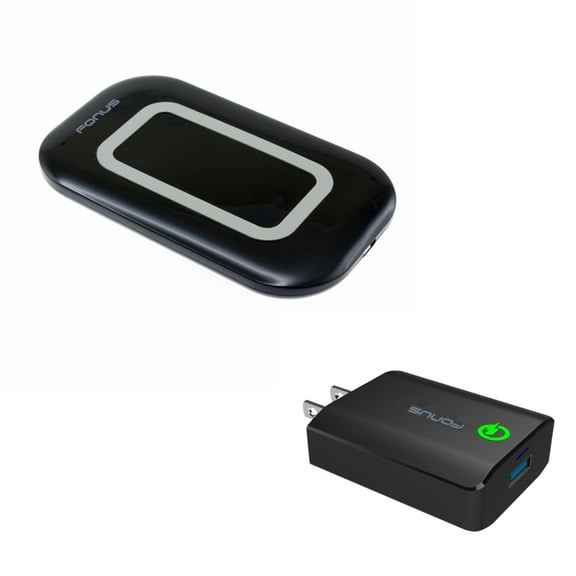 Fast Wireless Charger w Fast 18W Home Charger for Google Pixel 5/4/XL Phones - 7.5W and 10W Charging Pad, USB Port Power O4A Compatible With Pixel 5/4/XL Models