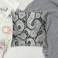 thumbnail image 2 of Chilfamy Paisley Pattern Tentacles Ultrafine Detailed Painting Print Pillow Covers for Couch Pillow Case 1PC Square Design 12x12in, 2 of 5