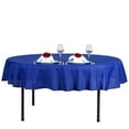 thumbnail image 3 of BalsaCircle 6 Pieces 70" Royal Blue Round Polyester Tablecloths Fabric Table Cover Linens, 3 of 6