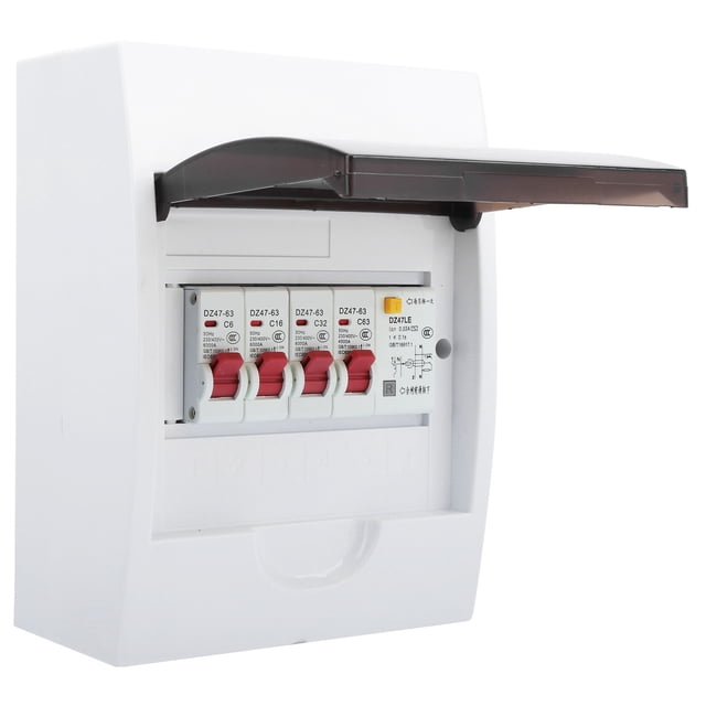 Boîte Fusible 3 Voies, Unité de Consommation à Action Sensible pour 3MCB 6a + 16a + 32a