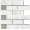 Peel & Stick Wall Tile, Marble Subway