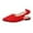 Red, variant on Women Casual Shoes Pointed Toe Ballet Flat Shoes Casual Work Shoes Slip On Comfortable Shoes ,Us Size:9