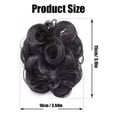 thumbnail image 7 of Deaumellos Bun Extension Clips, Wavy Claw Clip Messy Bun Hair Piece for Women, Stylish Buns Extension for Women, Synthetic Elastic Wavy Curly Hair Piece, 7 of 7