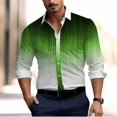 thumbnail image 1 of Camisas de hombre 2024, moda, rayas, cuadros, costura, material suave y cómodo, casual, para exteriores, calle, tops para hombre de talla grande, 1 of 6