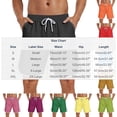 thumbnail image 4 of Hesxuno Men Basketball Sports Shorts Loose Fit Drawstring Athletic Shorts Elastic Waist Sweat Shorts 2026 Running Jogging Gym Shorts Purple L, 4 of 5