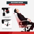thumbnail image 4 of BestOffice Ergonomic Office Chair, Lumbar Support, Adjustable Height with Armrests for Adults(White), 4 of 7