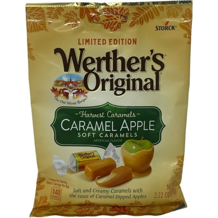 Werther's Original Caramel Apple Soft Caramels 2.22 oz. Bag