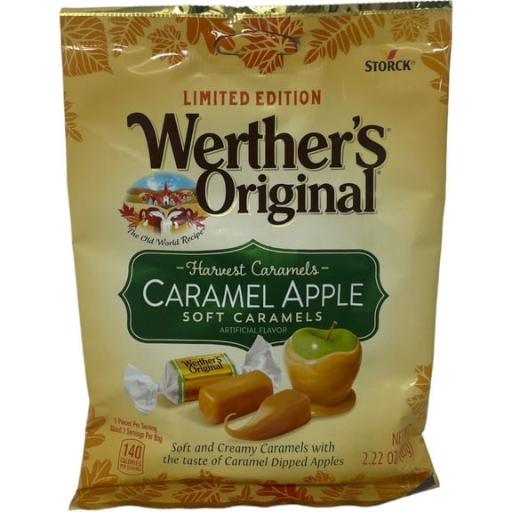 Werther's Original Caramel Apple Soft Caramels 2.22 oz. Bag