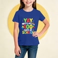 thumbnail image 4 of Fatuov Kids Back to School Shirts Short Sleeve Summer Graphic Tees for School Funny Print Crew Neck Breathable T-Shirt 11-12 Years, Dark Blue, 4 of 4