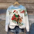 thumbnail image 2 of Women's Ugly Christmas Sweatshirt Funny Xmas Tree Graphic Long Sleeve Round Neck Loose Holiday Pullover Shirt, 2 of 6