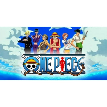 Anime One Piece Edible Cake topper and Border Strips (1/4 Sheet) fits 1/4 Sheet cake or larger