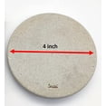 thumbnail image 4 of Stone Chandan rubbing chakla Pata with Sandalwood Stick Size Small @4 Inch White, 4 of 5