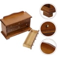 thumbnail image 1 of IFANLANDOR Mini Furniture Bedroom Set Wood Storage Decorative Micro Scene Decor 1Set, 1 of 5