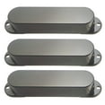 thumbnail image 6 of 3 Black Electric Guitar Parts Pickup Covers Closed for ST Sq Instrument Accs, 6 of 6