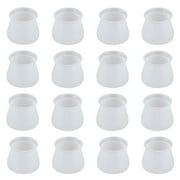 Silicone Chair Leg Floor Protectors 32 Pieces Round Feet Covers With Wool Felt Furniture Pads Non Slip Chair Leg Caps For Anti Scratch Protect Wooden Floor Surface Furniture Cups Ecog Diy Tools