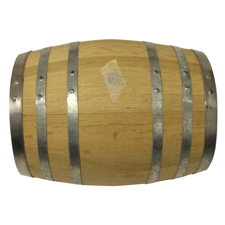 Gallon White Oak Barrel, Full Size, for Aging Whiskey, Wine