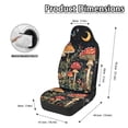 thumbnail image 6 of Psesaysky Mushroom Moon Car Seat Covers, 2 Pack Polyester Universal Front Covers, Washable Easy Install for Interior Car Truck Accessories, 6 of 12