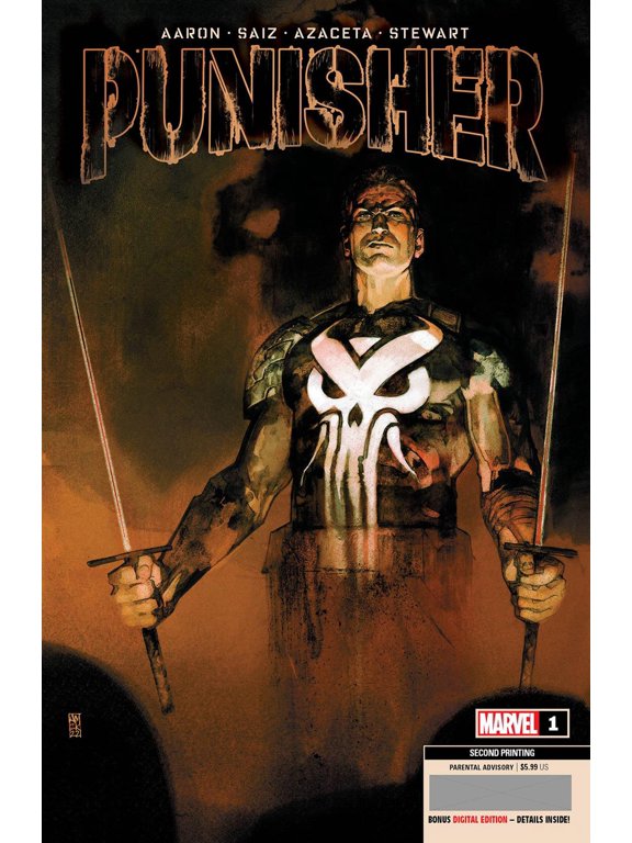 Collectible Punisher #1 2nd Ptg Maleev Var Marvel Prh Comic Book