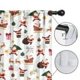 thumbnail image 4 of Blackout Kids Curtains,White Christmas Santa Pattern Childrens Insulated Curtains Set Of 2,Bedroom Essentials,Toddler Room Decor 42"x54", 4 of 5