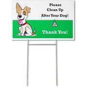 Mr. Pen- No Pooping Dog Signs for Yard, Yard Signs, Pick Up Your Dog Poop Signs