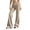 Khaki01, variant on Stralyhd Wide Legs Pants Woman Casual Fleece Flowy Pants Plaid Elastic Waist Lounge Trousers with Pockets Purple Pink S