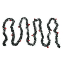 EXHUMKY Christmas Themed Dark Green Gar for Holiday Decorations Exhumky 1Pack