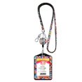 thumbnail image 3 of YUANOU Rhinestone Badge Holder ID Lanyard Bling Crystal Necklace Strap Badge Card Holder Retractable Hanging Rope Work Card Case(Multicolor)Horizontal card, 3 of 7