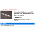 thumbnail image 2 of Exhaust Manifold Gasket - Compatible with 1966 - 1967 Mercedes-Benz 250S, 2 of 2