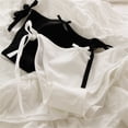 thumbnail image 4 of Misright Detachable Lace Up Straps Women Panties Breathable Cotton Triangular Briefs, 4 of 13