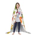 thumbnail image 3 of Honeii Travel Animals Print Poncho Cape, Cloak Coat, Snuggly Hooded Wearable Blanket, Hooded Cape For Teenagers,Halloween Costumes-Large, 3 of 7