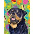 thumbnail image 1 of Carolines Treasures SS4869GF 11 x 15 In. Rottweiler Easter Eggstravaganza Flag- Garden Size, 1 of 3