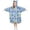 Blueberry and Ribbon, variant on Wearable Blanket with Sleeves and Pocket Oversized Hooded Sweatshirt 3-14 YR Blueberry and Ribbon S