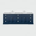 thumbnail image 7 of EVIVA Epic 96 Inch Transitional Blue Vanity w/ Brushed Nickel Hardware, 7 of 7